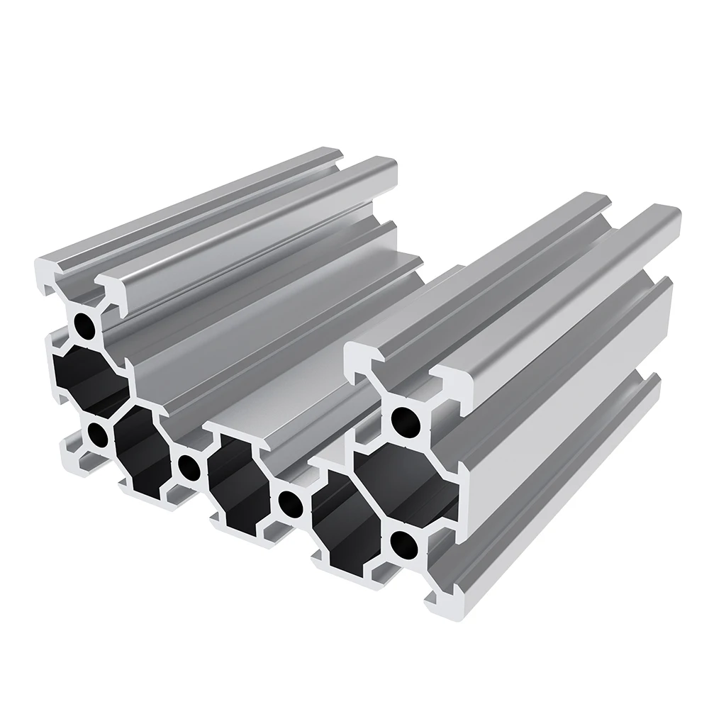 Industrial 4080U Series European Standard Aluminum Alloy Profile 20 Series 4080v-slot for 3D Decorations Cabinets CNC Cutting