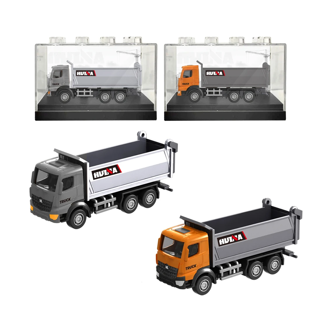 Mini Engineering Die-Cast Collection Toy 1/80 Alloy Metal Die-Casting Excavator Dump Truck Forklift Mini Model Set Toys for Kids