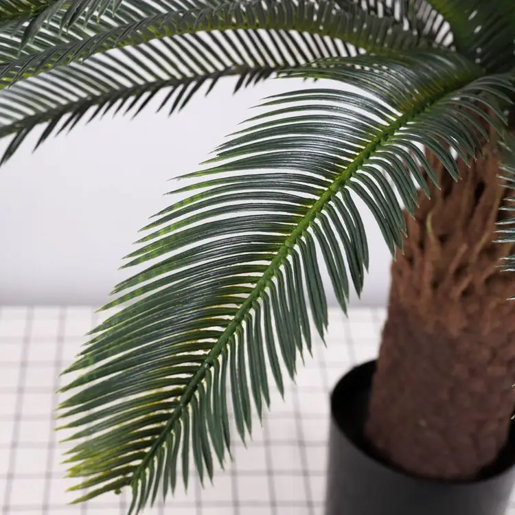Simulation Cycas Revoluta Pot Plant Iron Tree Living Room Decorative Greenery Ornaments Floor Bionic Craft Iron Tree