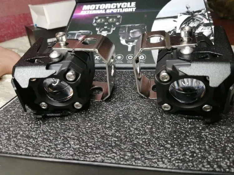 Newwind двойной цвет мини размер мотоцикл светодиодные вспомогательные Противотуманные фары высокой мощности 30 Вт, 12V 24V янтарный свет Прожектор для внедорожных квадроциклов автомобиля