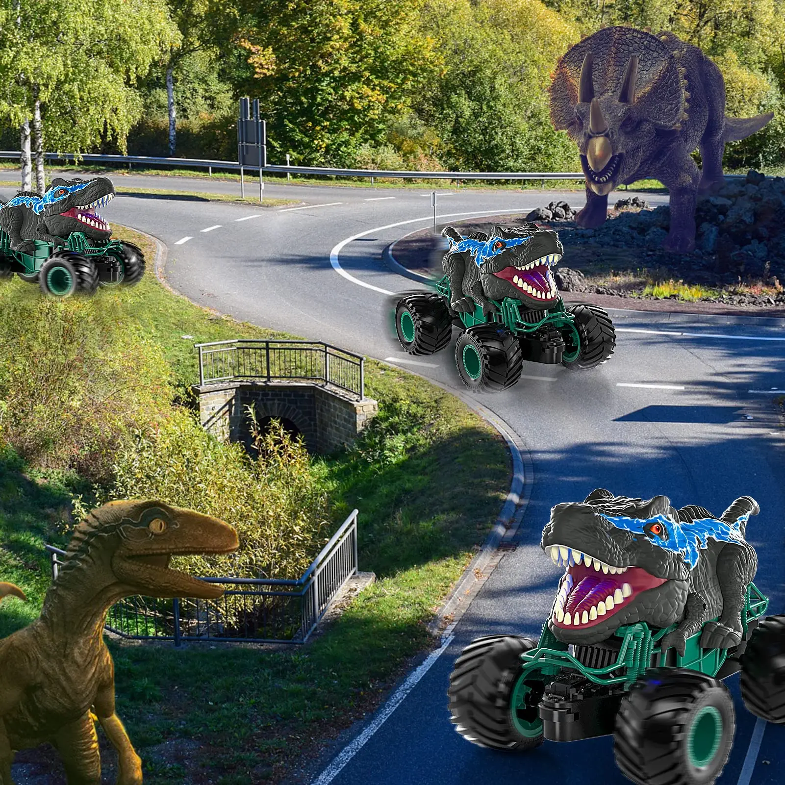 RC Dinosaur Truck Fun and Educational Remote Control Toy