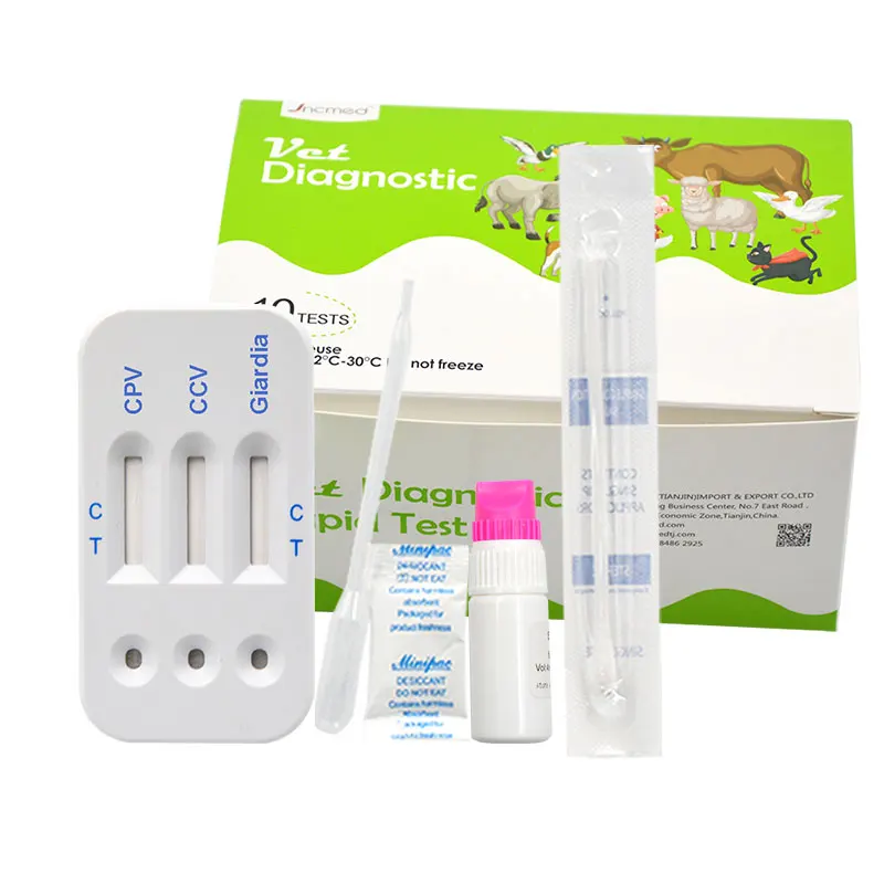Dog Giardia Tests Canine Parvovirus Ag Virus Antibody Rapid Cpv Ccv