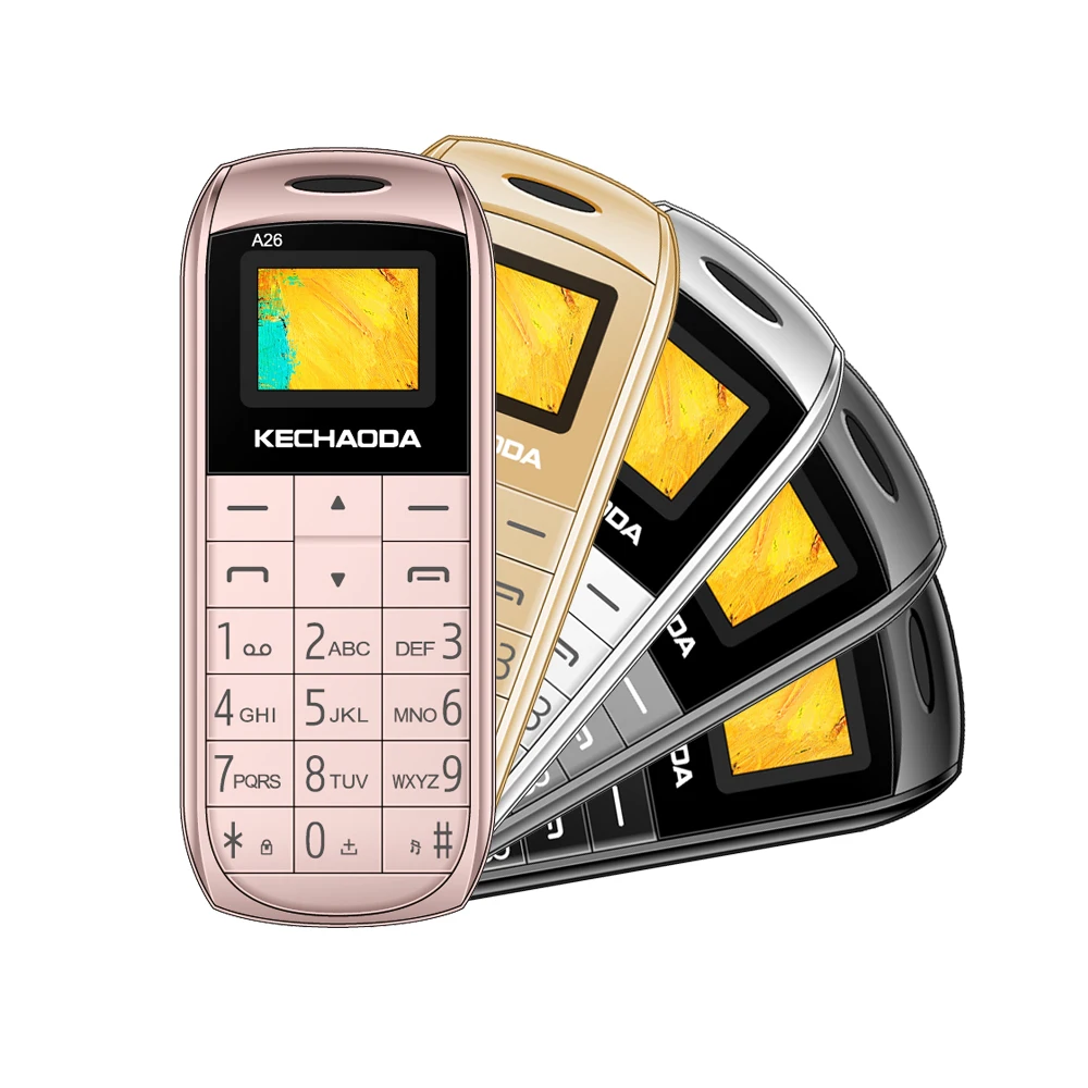 kechaoda a26 senior mobile phones with dual sim card phone