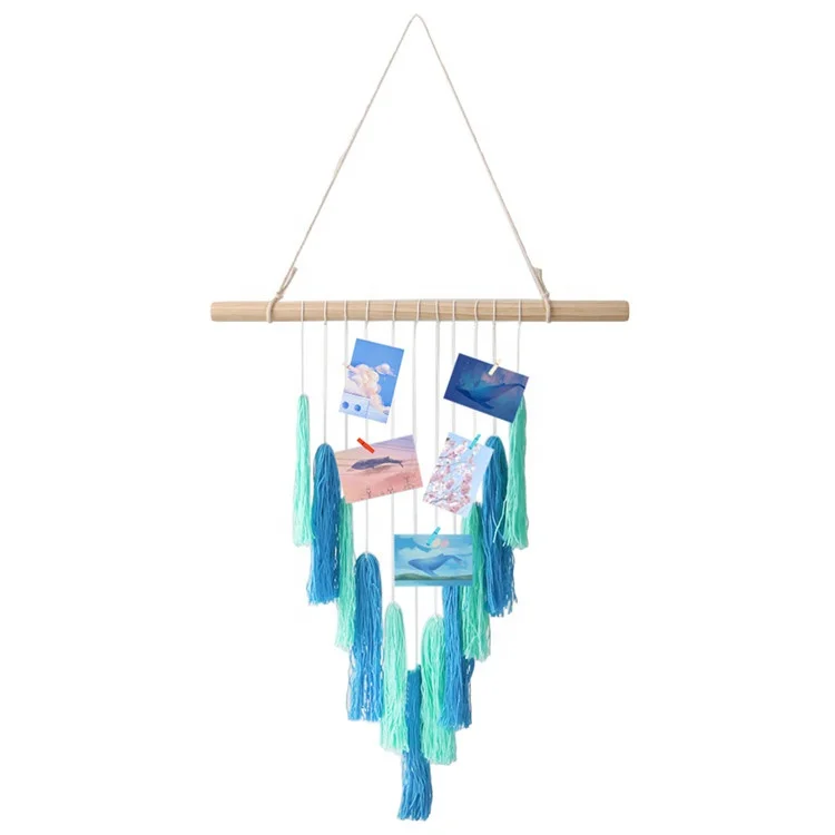 Макраме настенное искусство подвесной Тканый гобелен крафт для дома гостиной спальни украшение