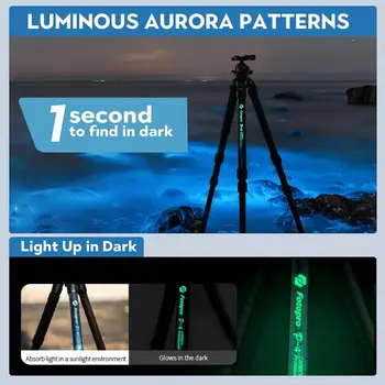 Ultra Stable Lightweight Professional Travel Tripod With 360 Ball Head and Arca Swiss QR Plate for Camera Carbon Fiber Tripod detail image