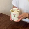 Purple tulips 300ml mug