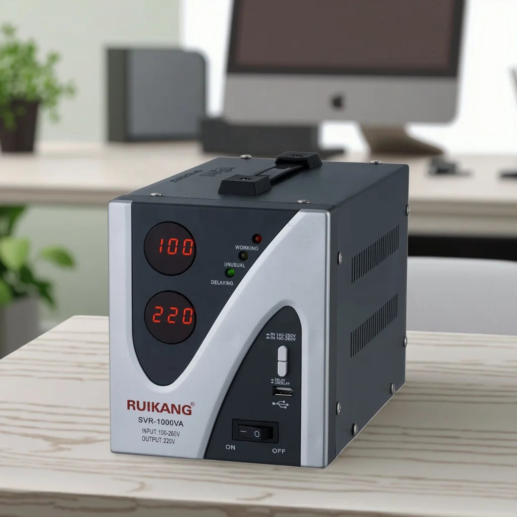 Automotive Voltage Regulator Ic Home Automatic Voltage Stabilizer Digital Display with USB Power 230v Voltage Stabilizer