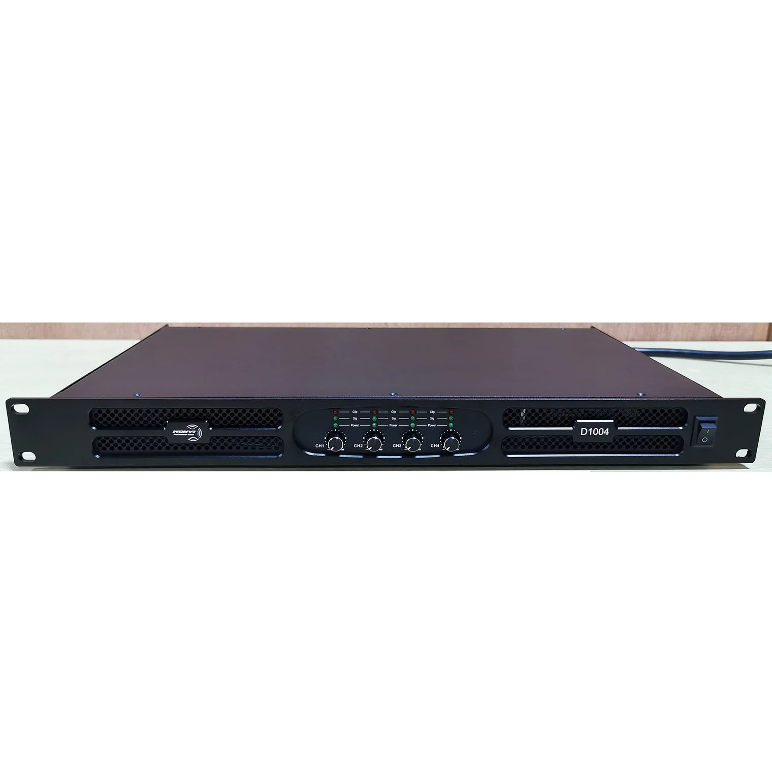 D1004 4 Channel Class d 1u Digital Professional Audio Sound 3000w Power Amplifier with PFC3000