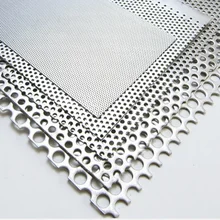 2mm thick honeycomb metal aluminium decorative perforated sheet