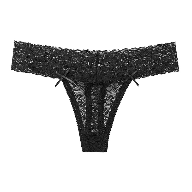 Low Waist Breathable and Mesh Design Sexy Lace Transparent Panty Lace Panties Sexy