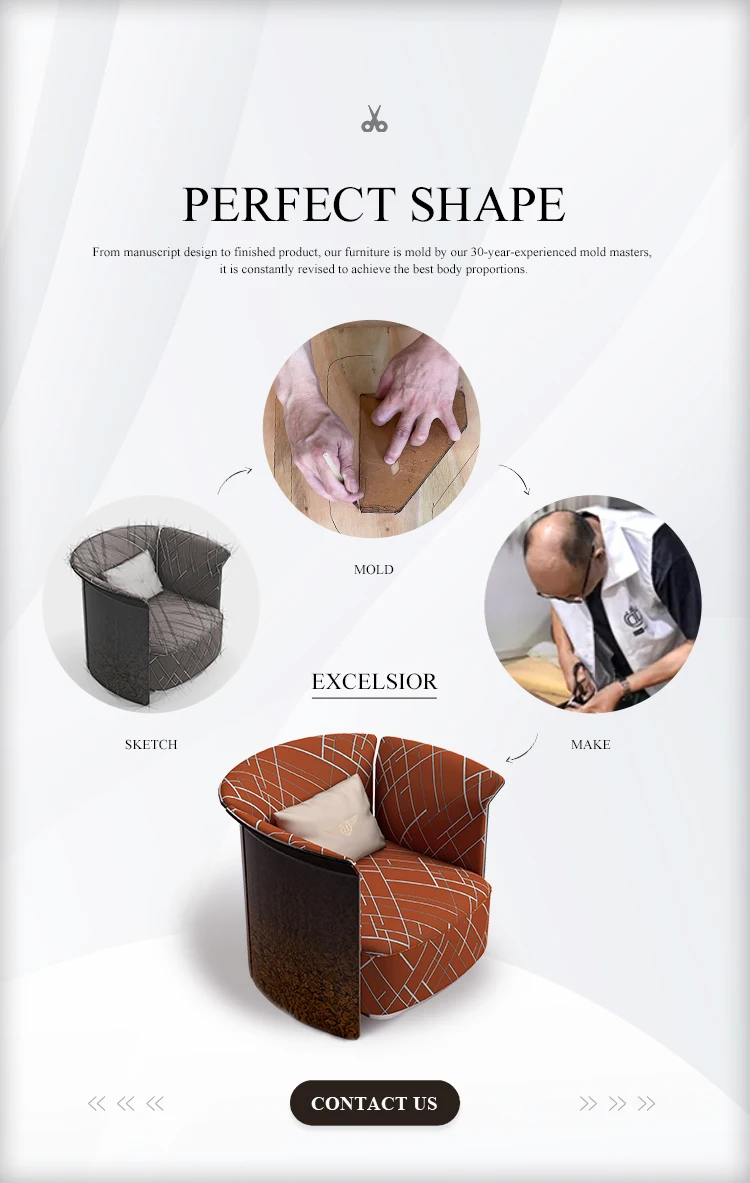 Luxury Custom Made Villa Furniture Modular Sofa One Stop Solution