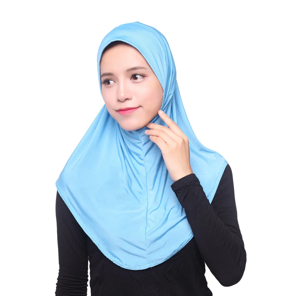 Muslim Full Cover Amira Hijab Under Scarf Islamic Instant Headwear Women Shawl 