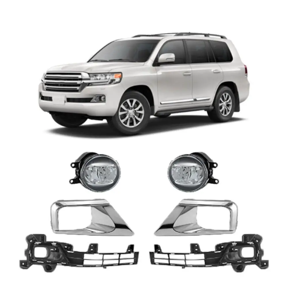 car body auto parts accessories replace fog lamp assy LED fog lights for TOYOTA LAND CRUISER 2016-2018