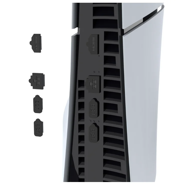 New Dust Cover Net And Dust Plugs Set For Ps5 Slim Console Dustproof