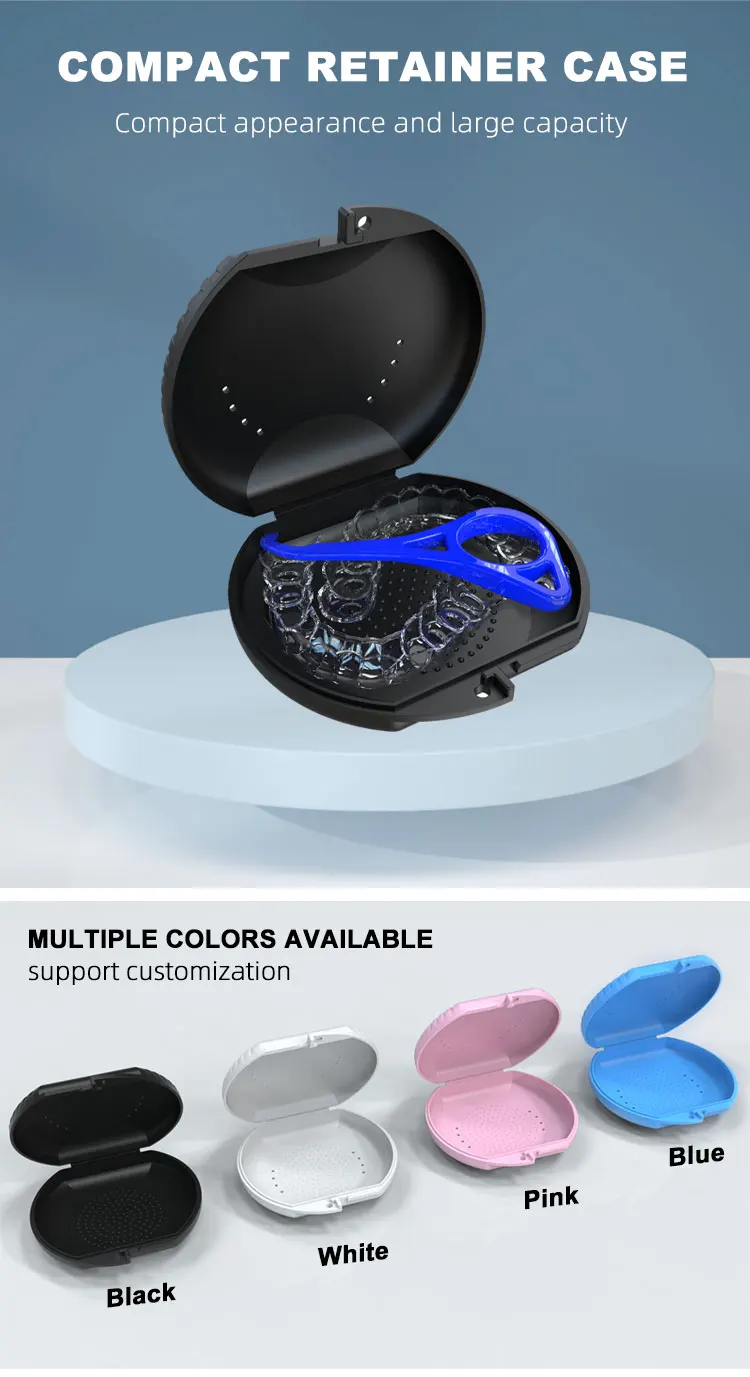 New Custom Uv Orthodontic Mouth Guard Case Braces Case Aligner Box