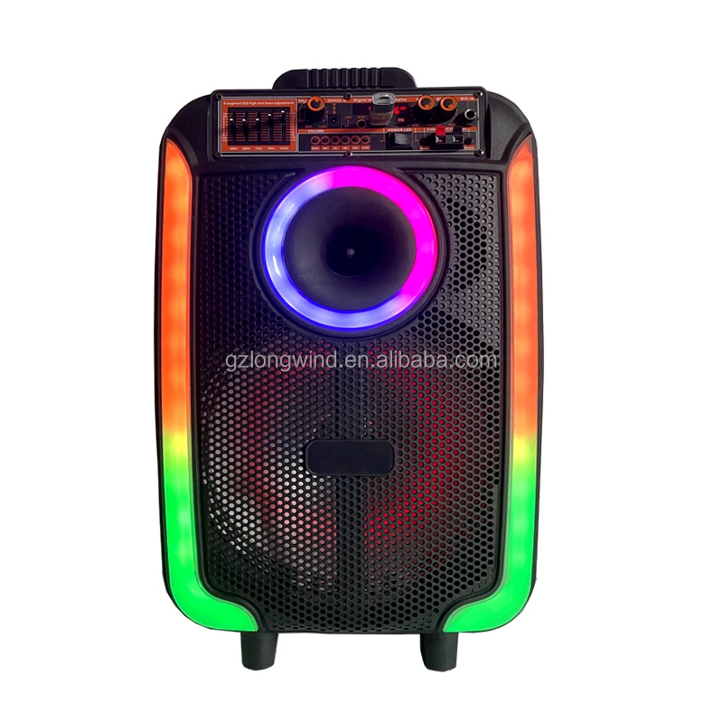 Pro Audio Trolley Wireless Bt Speakers Audio System Sound Powered