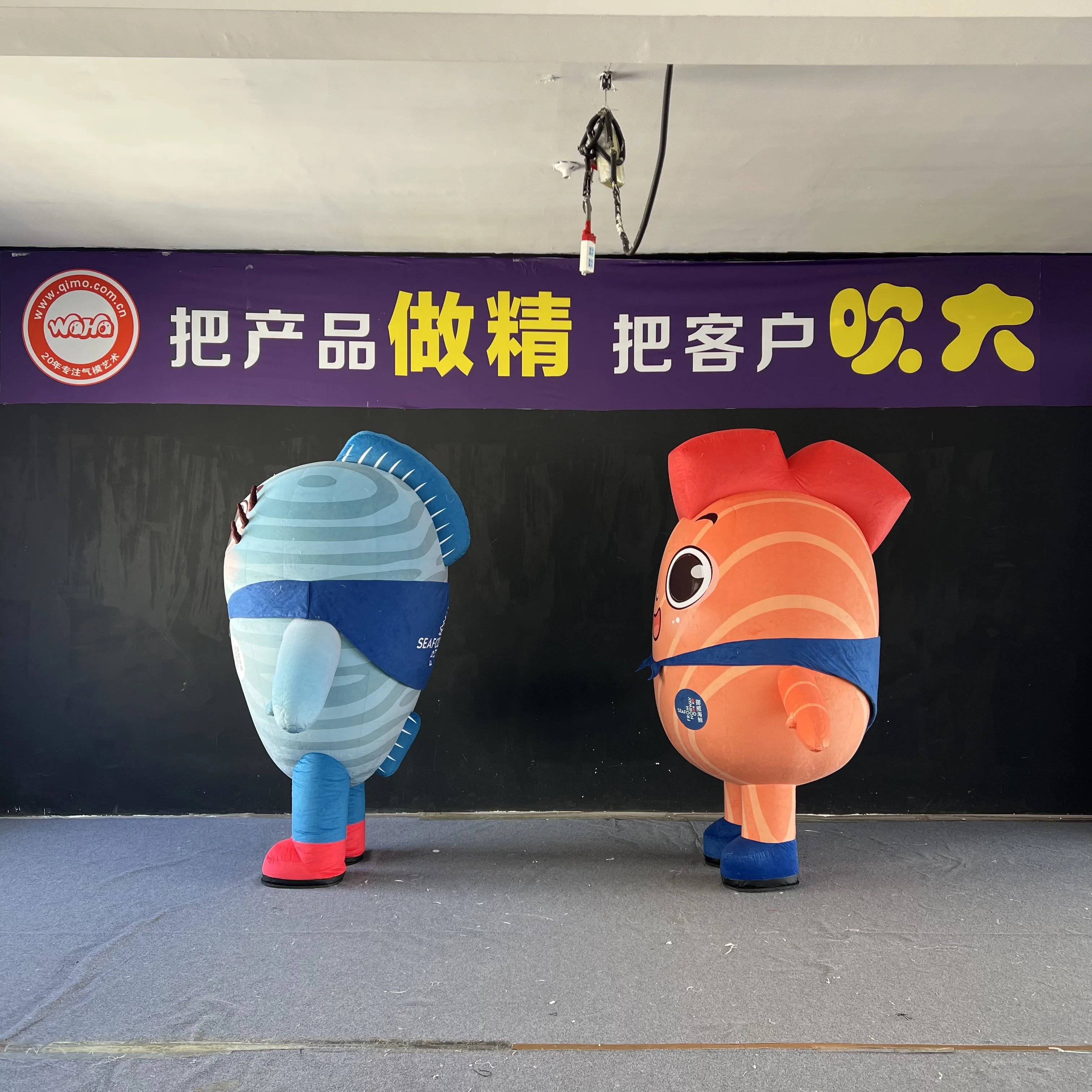 Premium Custom Inflatable Salmon & Fish, Long-Lasting Advertising Inflatable for Commercial Branding & City Event
