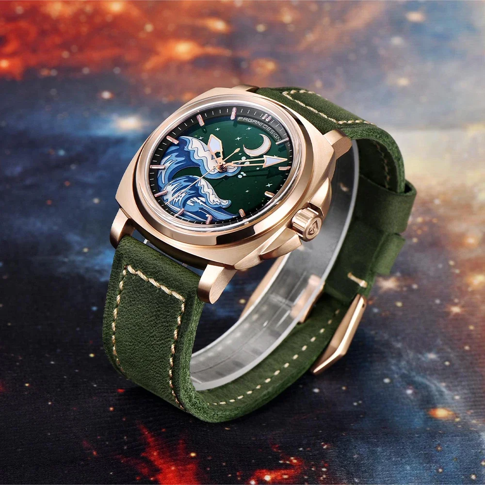 【美品】PAGANI DESIGN フィールドウォッチ NH35A搭載 自動巻き TMI NH35A Pagani Design Men's Mechanical Watch, Waterproof