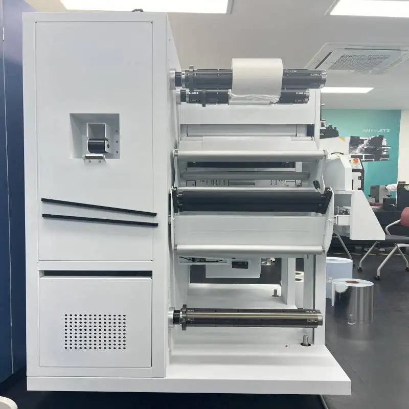 Vicut Digital Roll Label Printing Machine CMYK+white Toner 5 Colors Roll Label Printer  for Commercial Use