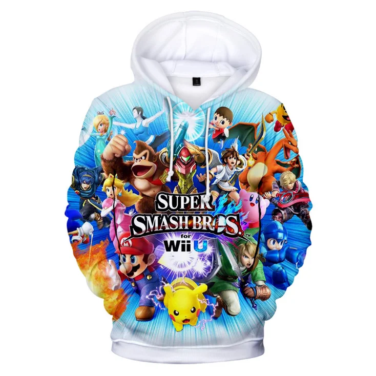 Clothing Super Smash Bros Ultimate Hoodie Boys Hoodies Size 10 12