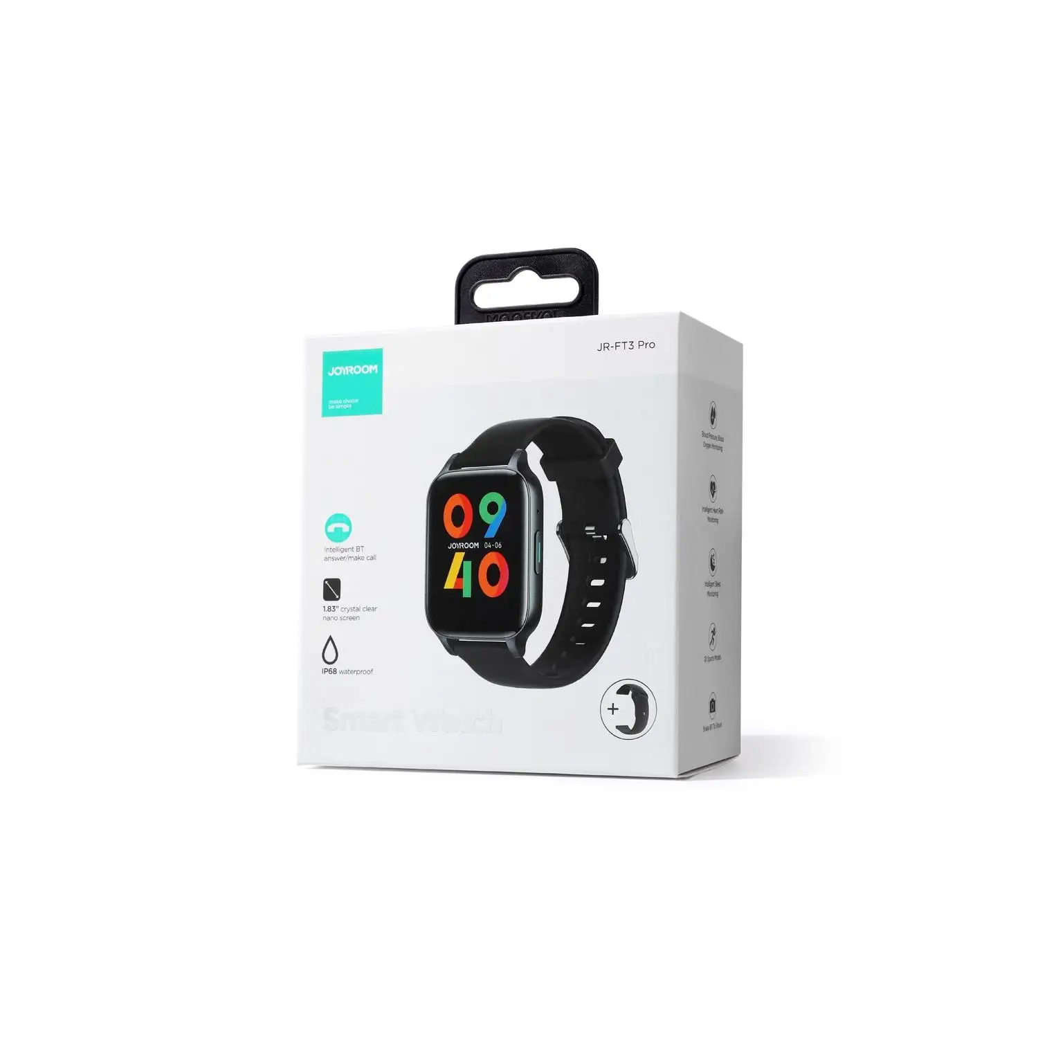 Joyroom Montre Connectée Jrft3 Pro,1.83 Pouces,Plein Écran Tactile