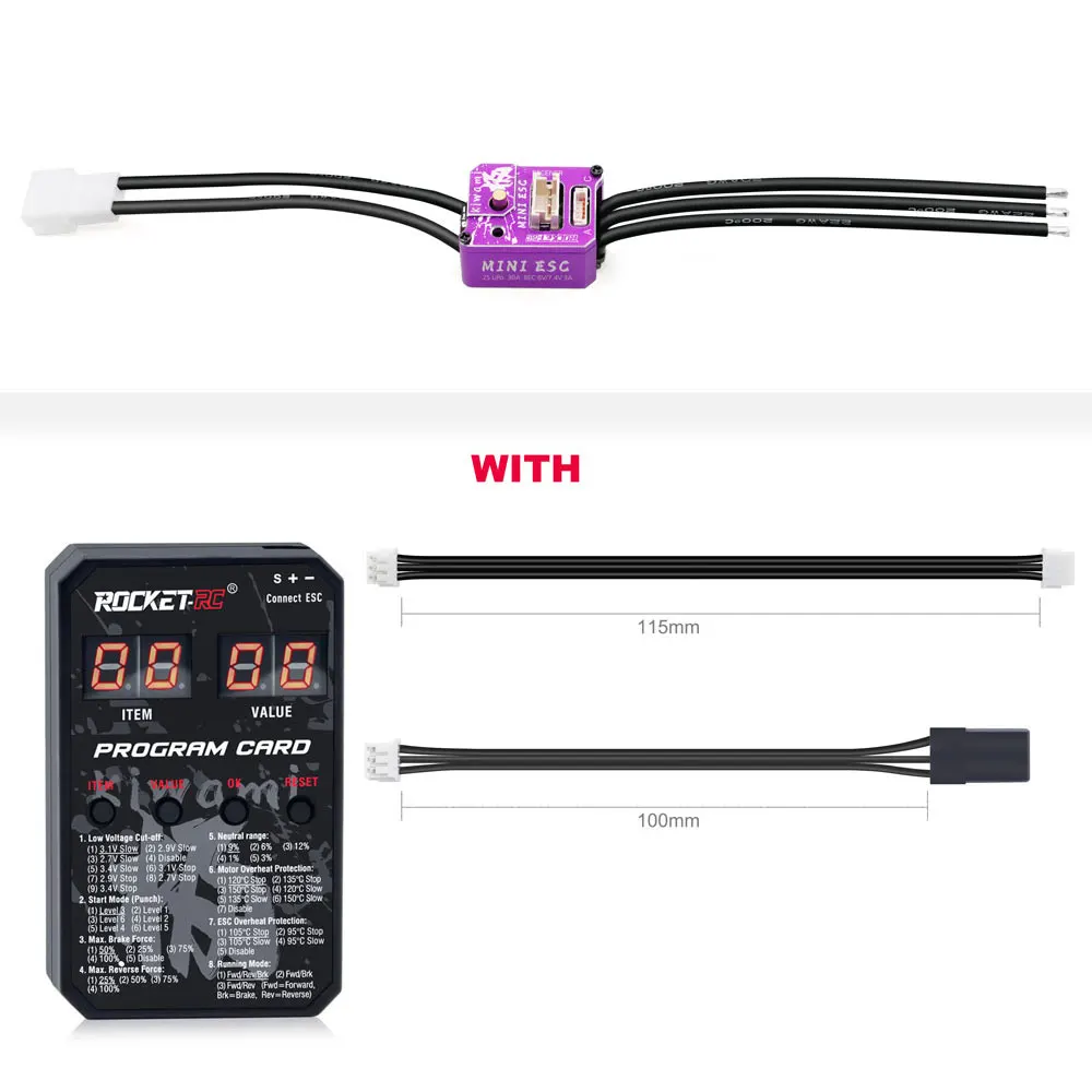 送料無料　ラジコン　ROCKET-RC ブラシレス ESC 130A 新品未使用 ROCKET-RC ブラシレス ESC 130A センサー付き電子スピード