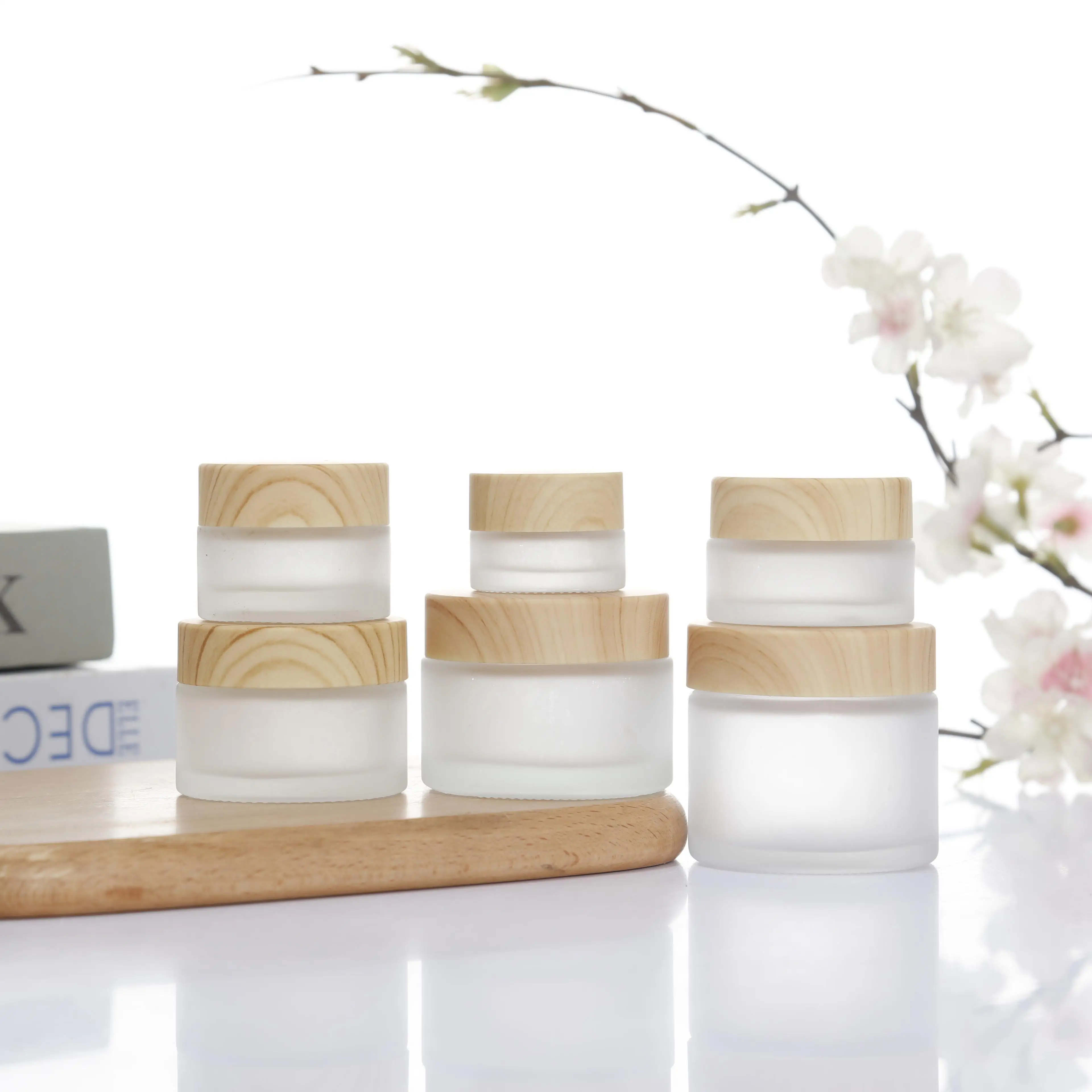 Custom Color Empty Body Scrub Jars 1oz 2oz 3oz 4oz 5oz 8oz Cosmetic