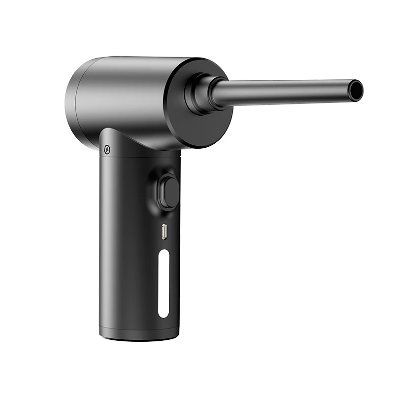 Воздушный насос с клавиатурой легкий пылесборник на батарейках со светодиодной подсветкой ручной щеткой для чистки