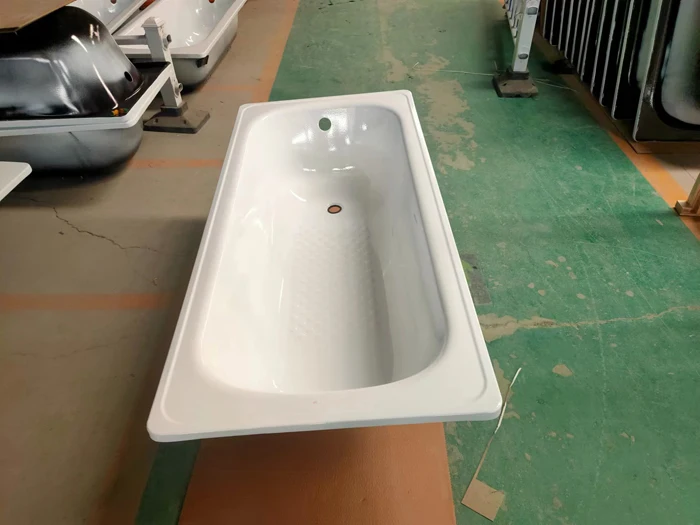 Built In Enamel Steel Bathtub With Support Feet Buy Steel Bathtub