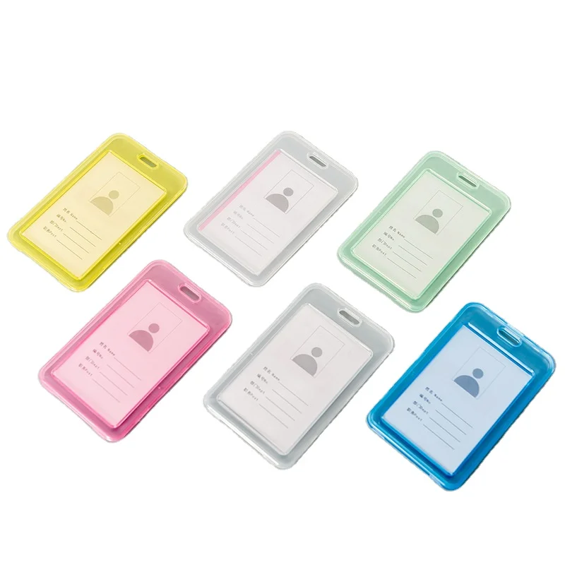 柔軟な透明な硬質プラスチックマルチIDカードホルダークリアPPID