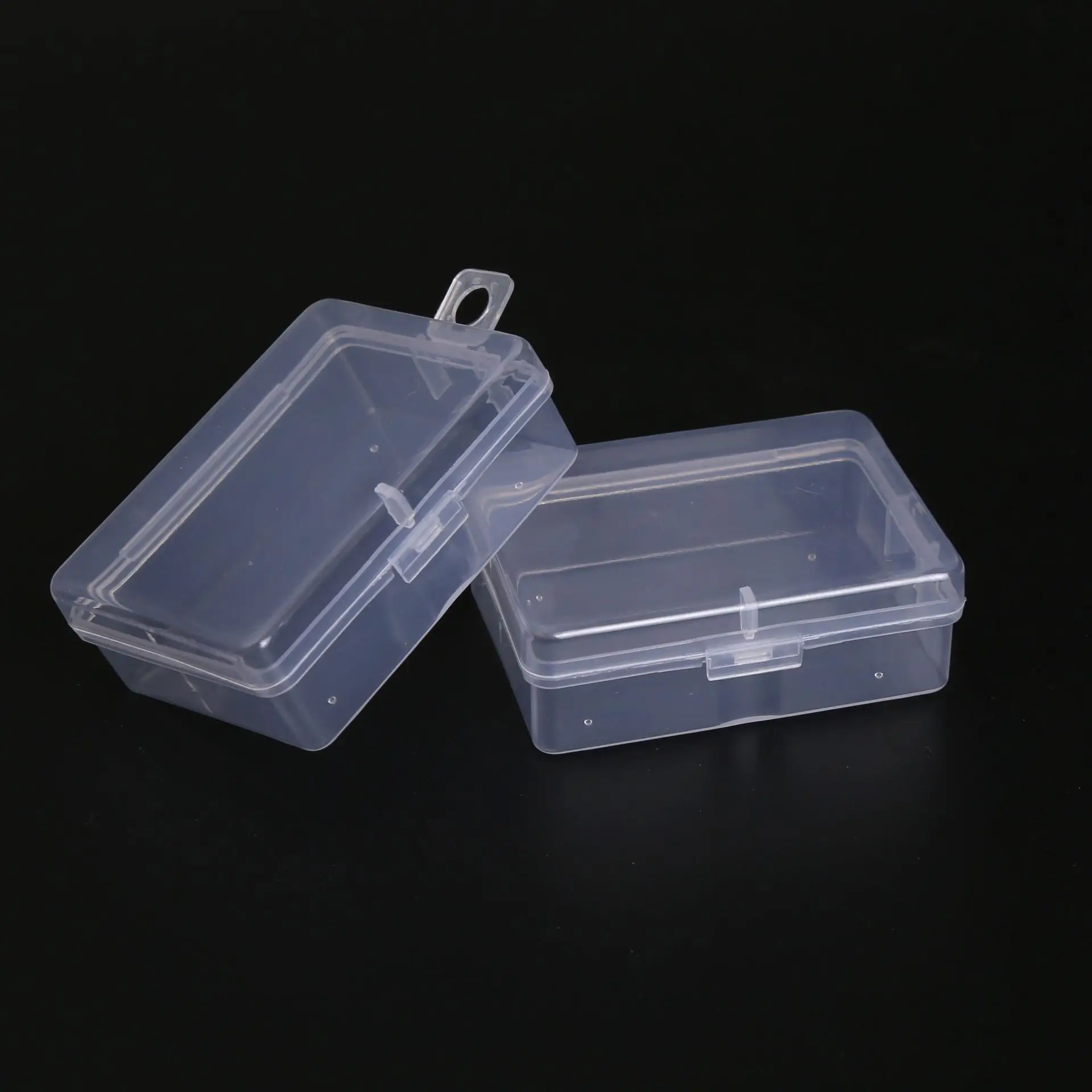 General packaging box Small pp storage Transparent plastic packaging wholesale jewelry box display box details