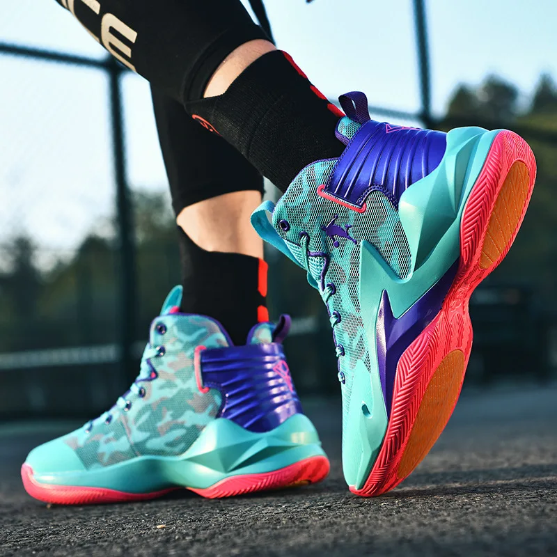 
 Детские баскетбольные кроссовки для мальчиков и девочек, маленький размер, сетчатая Студенческая резиновая подошва для бега, спортивная обувь, кроссовки  