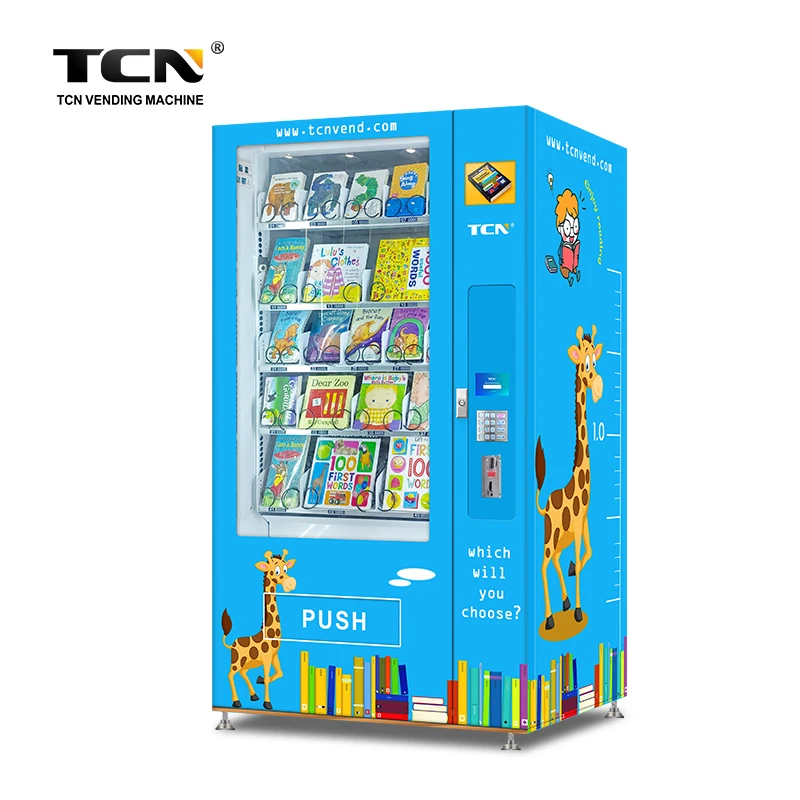 TCN Library School Books Vending Machine Scholastic Book Notebook Vending Machine for Sale