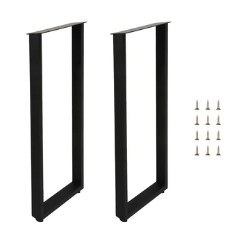 40-Inch Metal Table Legs Bar Height Set of 2 for Kitchen Living Room Workshop Hotel Farmhouse Home Office Home Bar