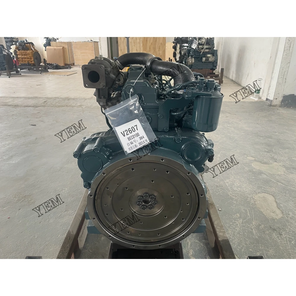 New Complete Engine Assembly 8EC0100 2000RPM 43KW for Kubota V2607-T 5