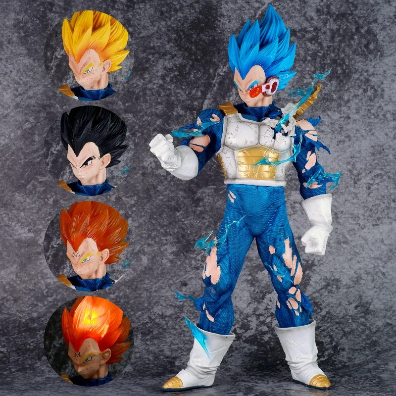 45cm PVC GK LXドラゴンズボールベジータアニメフィギュアコレクション