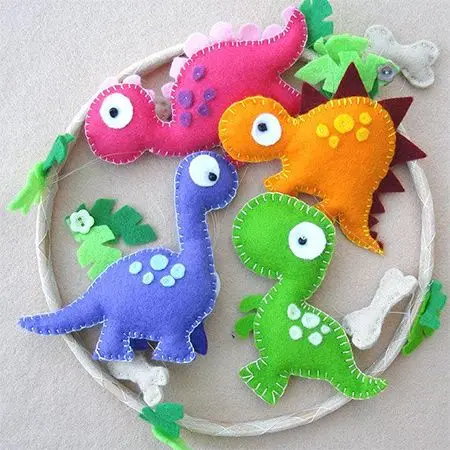 
Животные войлока для мобильного деревянная детская кроватка мобильного Войлок мобильных игрушка ручной работы кровать висит Войлок мобильных детские игрушки для детей 