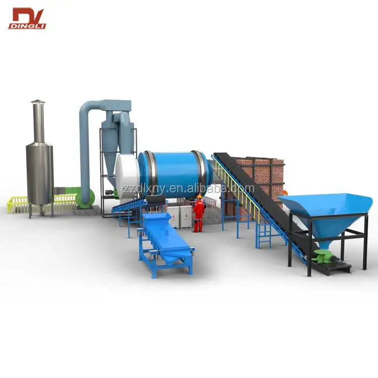 Automatic Continuous Working Silica Sand Drying Machine