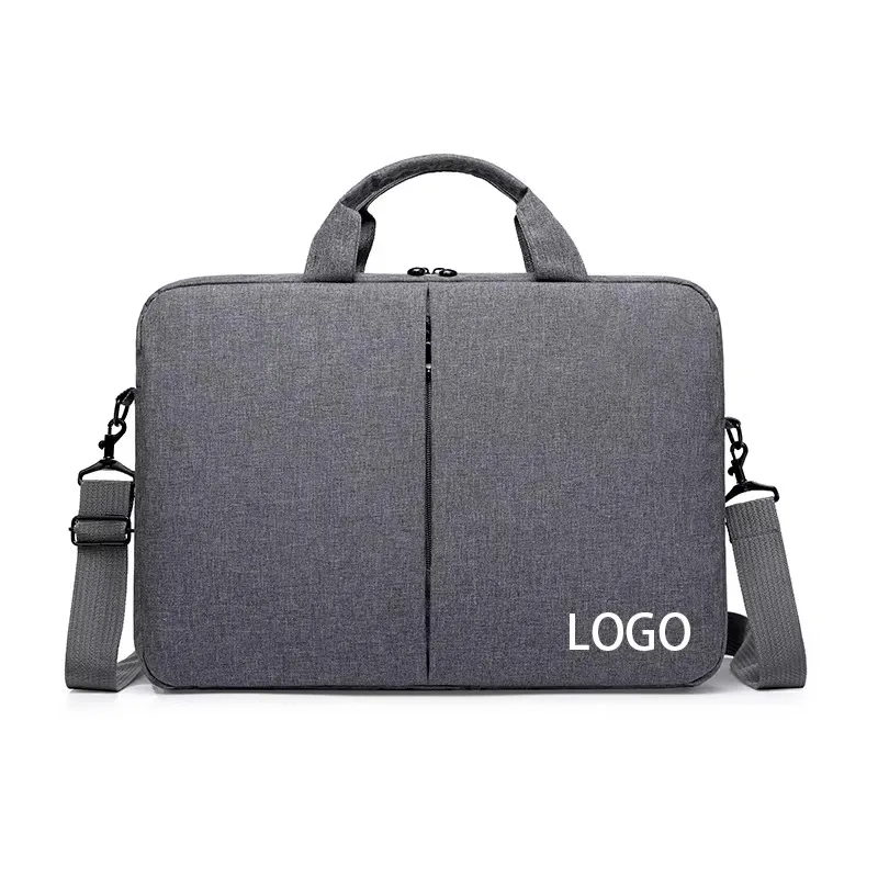 product laudtec large capacity laptop shoulder bag waterproof polyester case carrying daily use simple business bags custom logo dnb160-4