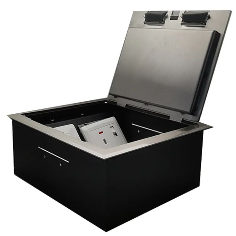 Cable Box for Raised Access Floor Electrical Socket Boxes Size 100mm*100mm*55mm for Home