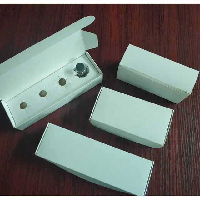 custom die cut 2ml vial boxes with adhesive stickers  printed thermal paper labels for pharmaceutical packaging  barcodes-3