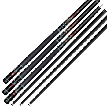 TQG-TZ-003- Billiards Cue 1/2 Split 12..5mm  Maple Butt  with Multiple Snooker Joint and Marking   Carbon Fiber Pool Cue