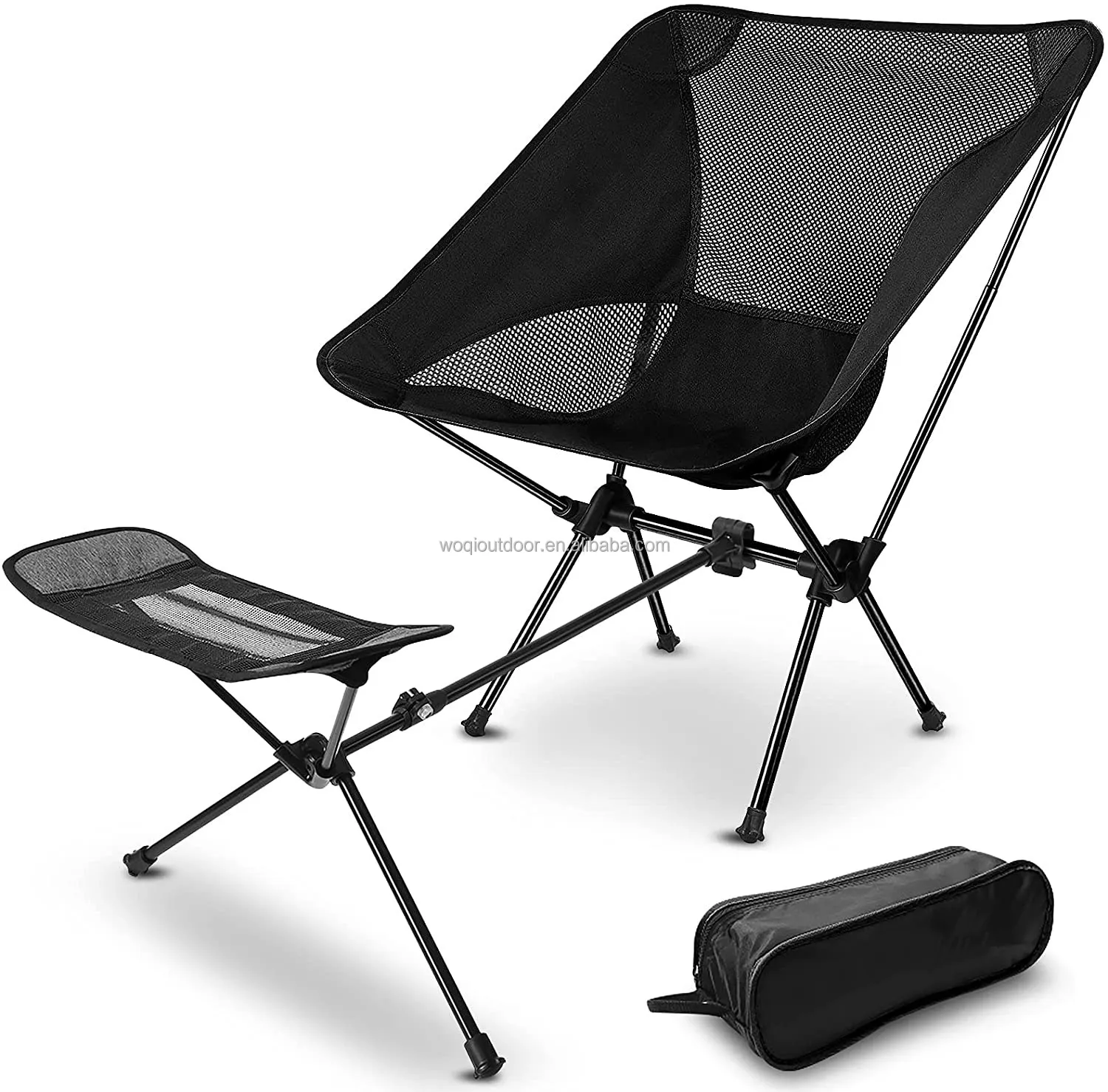 Woqi Outdoor Steel Folding Zero Gravity Relaxing Lounge Recliner Beach