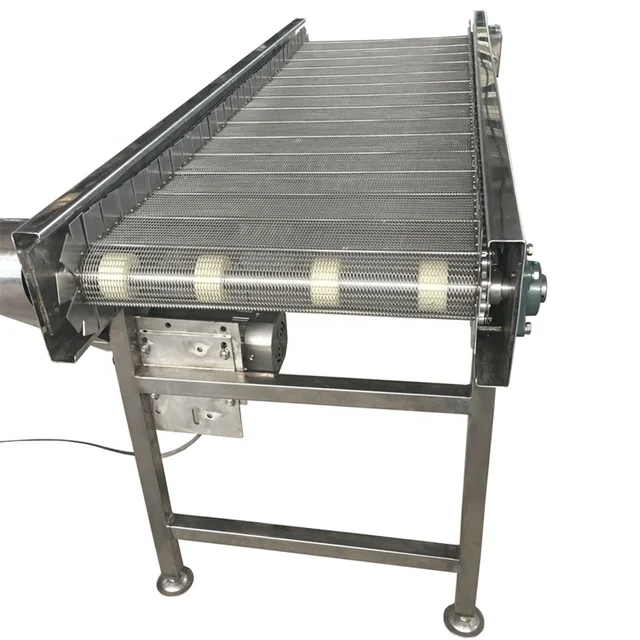 Stainless Steel Chain High Efficient-cost Ratio Speed Adjustable Food Mesh Belt Conveyor 2