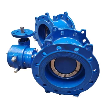 Flanged Double Eccentrice butterfly valve EN593 Double Flanged butterfly valve