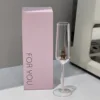 Nouveau verre à champagne bonhomme en pain d'épices, paquet unique