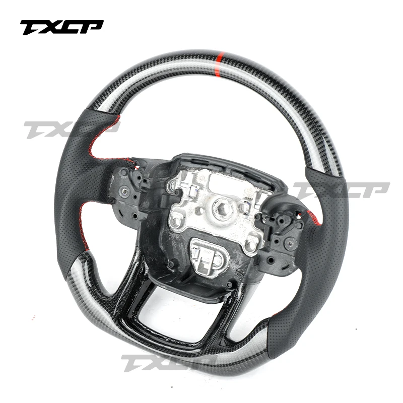 Custom Alcantara Led Carbon Fiber LED Steering Wheel Fit for Land Rover Racing Wheel Convertible