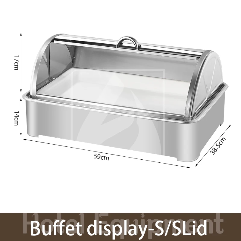 Party Stainless Steel Buffet Display Dessert Plate Equipment Cold Food ...