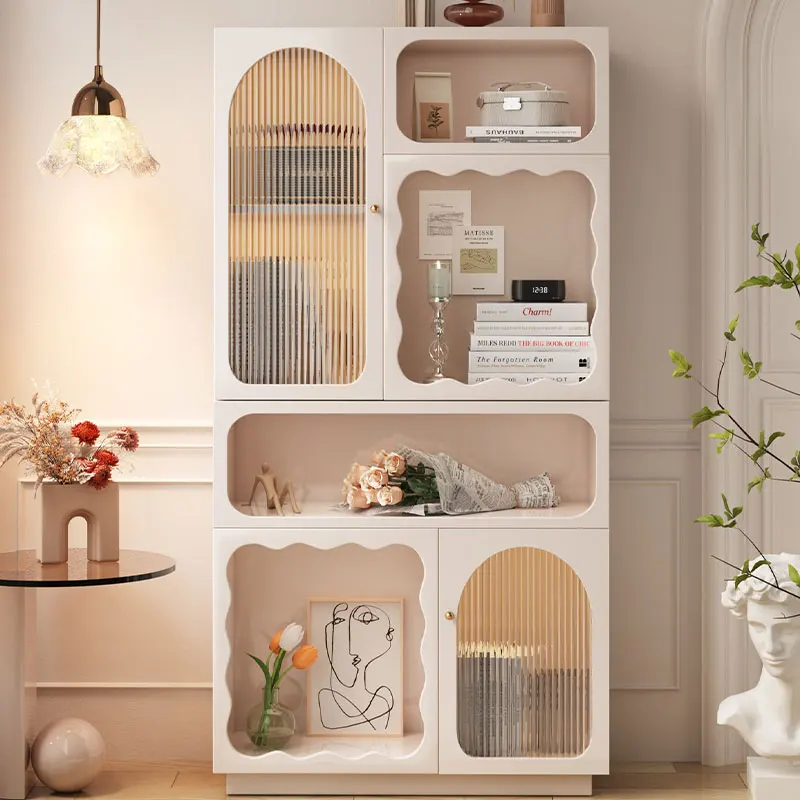 Minimalist Bedroom Bookshelf Modern Living Room Furniture Wooden