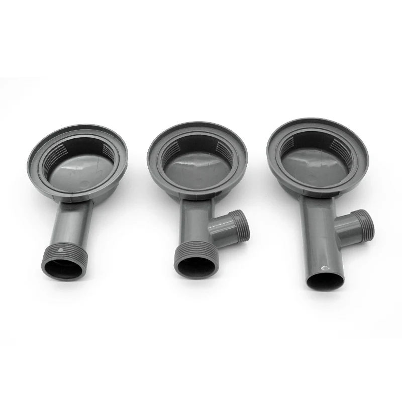product hot sale ss sealing lid strainer waste with removable deep waste basket assembly  drain spoon cup with overflow water264-7